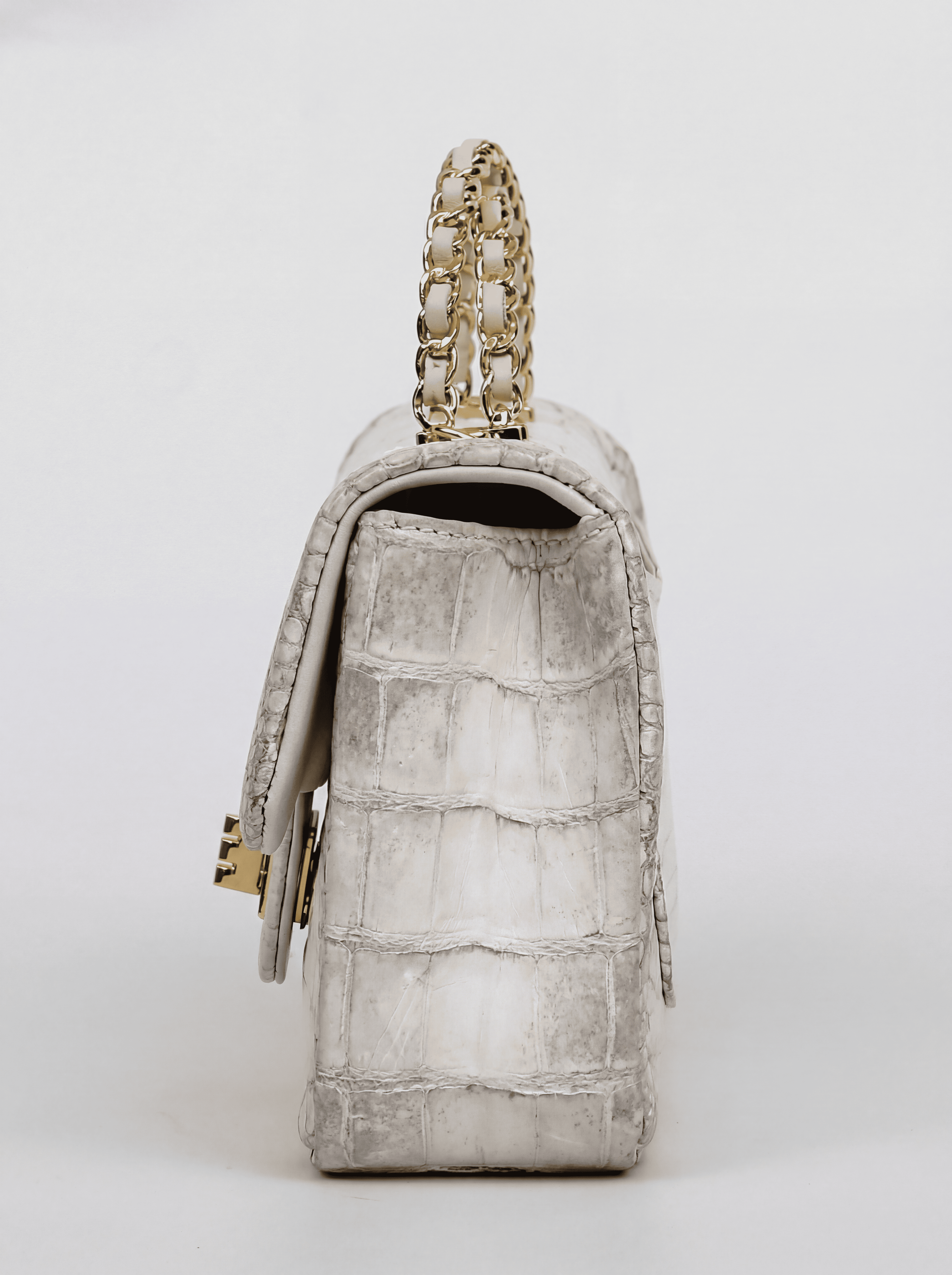 Bolso Imperial - Piel De Cocodrilo