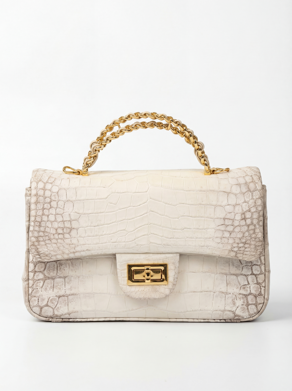 Bolso Imperial - Piel De Cocodrilo
