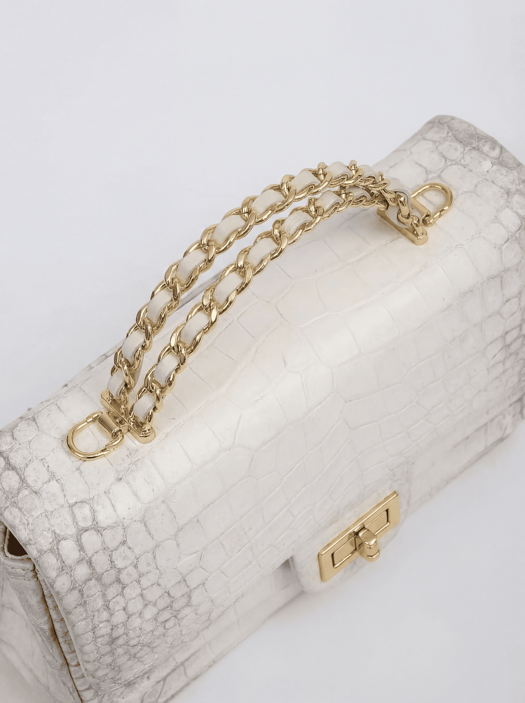 Bolso Imperial - Piel De Cocodrilo